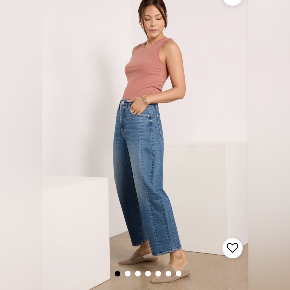 Pistola Eli High Rise Arched Leg Jeans (Barrel Style)